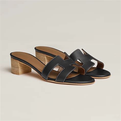 hermes oasis sandals denim|Hermes oran sandals women.